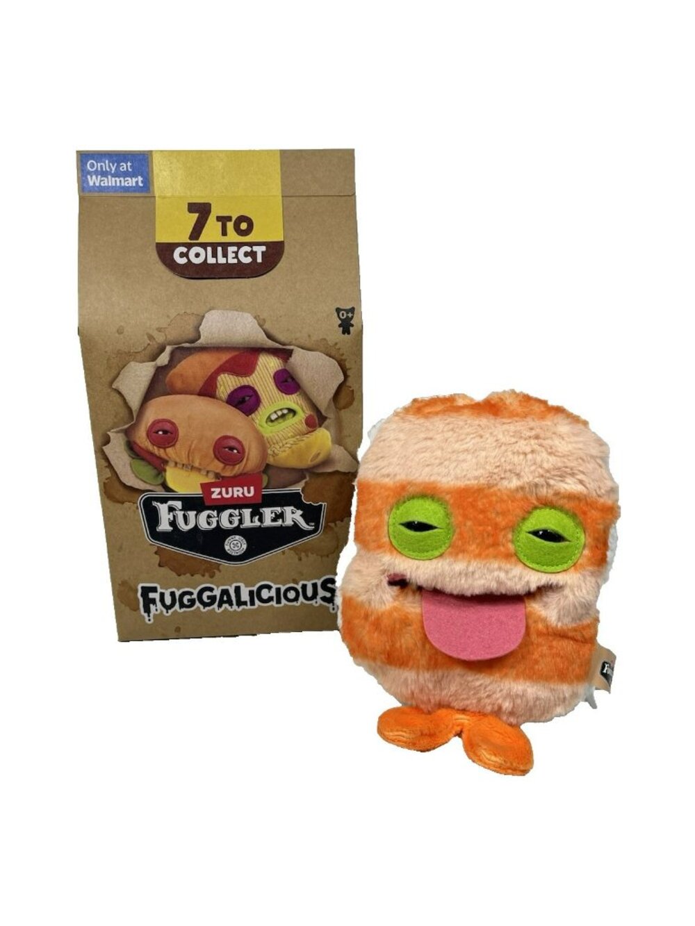 Fuggler Fuggalicious Funny Ugly Monster SUSHI SHRIMP 9" Plush